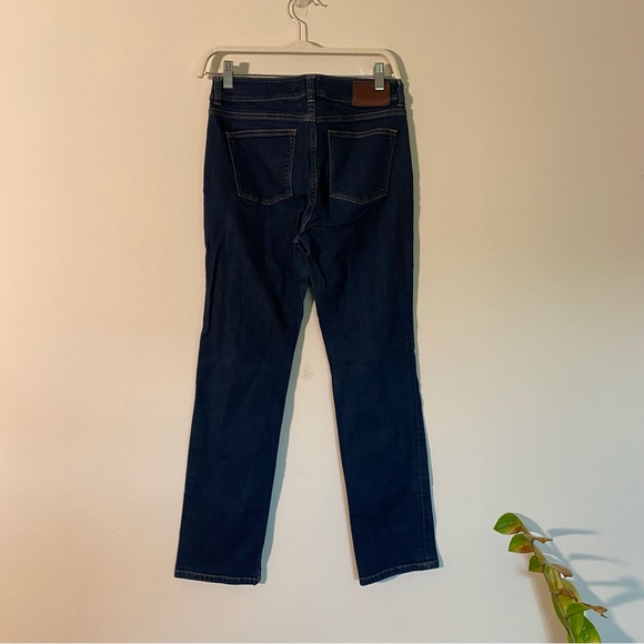 Lauren Ralph Lauren women’s dark wash stretch straight leg jeans size 4 petite - Picture 2 of 7